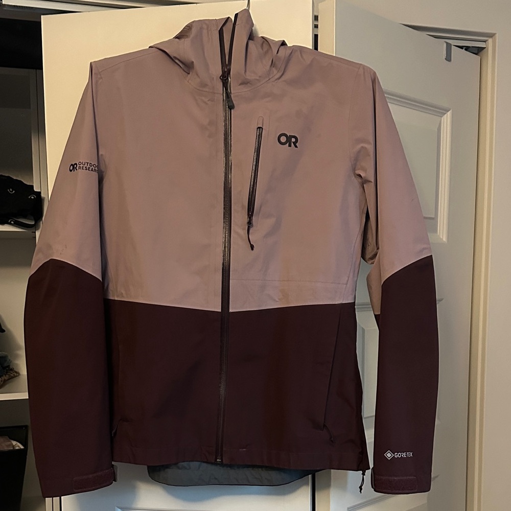 Outdoor Research Mauve and Burgundy Jacket